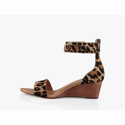 Sandálias UGG Char Mulher Leopardo Marrom | PT-ZAOEM